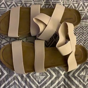 Platform strappy sandals